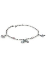stunning tiny silver cinderella charm bracelet for babies